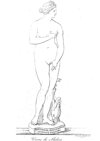 Venus De Medicis Coloring Page